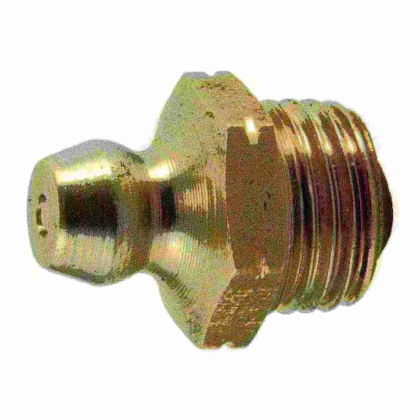 Midwest Fastener 1/8IP-27 x 1/2" x 39/64" 18-8 Stainless Steel Straight Grease Fittings 8PK 37443 - main
